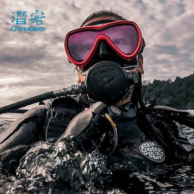 GULL Vader 潜水镜水肺面镜深潜面罩专业紫外线镀膜眼镜日本进口