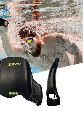 Finis Instinct手蹼半掌游泳划水掌专业自由泳手璞拨水训练菲尼斯
