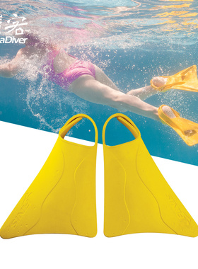 Finis Fishatil 2儿童可调节脚蹼游泳专用蛙鞋幼儿训练小码橡胶款