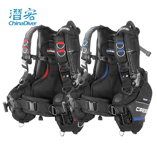 Cressi Aquaride 潜水浮力调整器专业背心款水肺调节器BCD后配重 - 封面