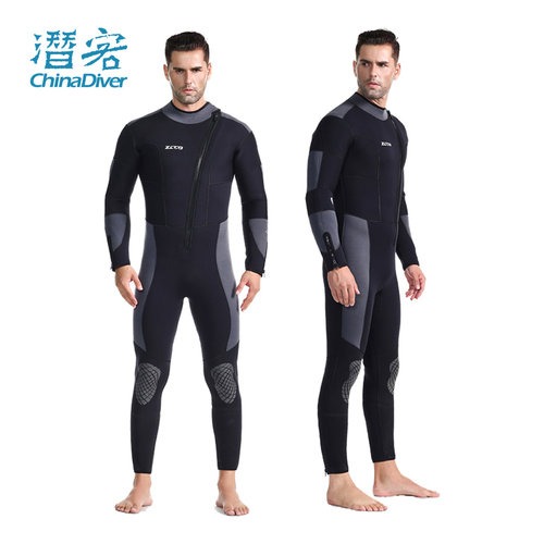 5mm冬季保暖湿衣连体潜水服ZCCO