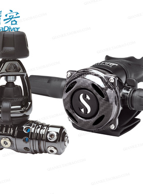 Scubapro A700 BT Carbon MK25潜水调节器黑色碳纤维呼吸器旗舰款