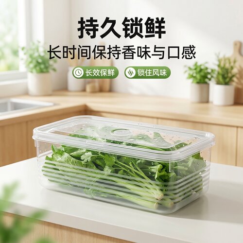 葱类冰箱保鲜盒可叠加防串味