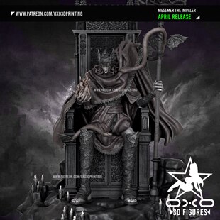 《艾尔登法环》梅瑟莫(含支撑) 已分件 3D模型Stl文件