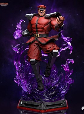 《街头霸王》维加 Tanuki版 已分件 3D模型Stl文件