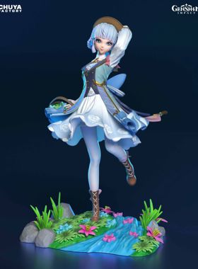 《原神》神里绫华  chuya版 已分件 3D打印模型stl数据文件