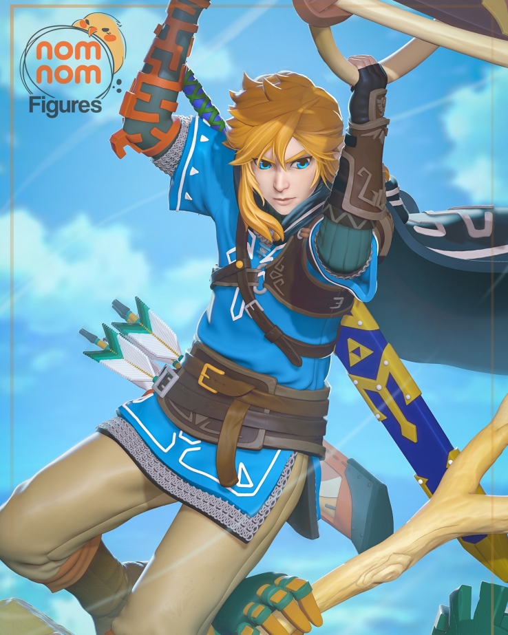 塞尔达王国 林克 3D打印模型stl数据文件