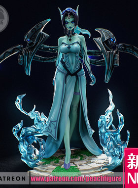 《英雄联盟》堕落天使(双体版) 已分件 3D模型Stl文件