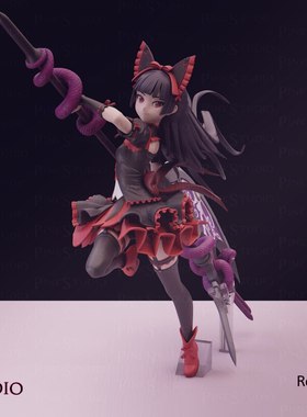 《GATE 奇幻自卫队》萝莉·麦丘利持斧枪 已分件 3D模型stl文件