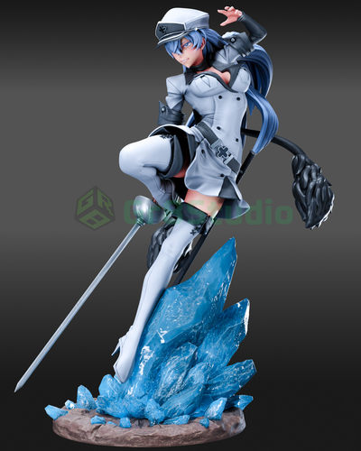 《斩·赤红之瞳》艾斯德斯(双体) Gr8版 ‌ 已分件 3D模型Stl文件