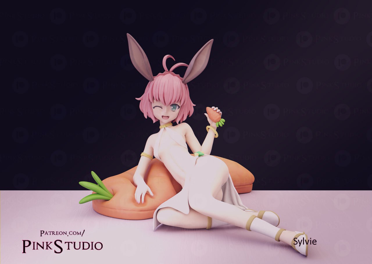 《异界少女召唤术》希比(双体版) 已分件 3D模型Stl文件图片