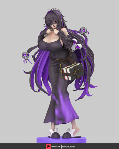胜利女神:妮姬 蕾贝尔 Sin3D版 ‌已分件 3D模型Stl文件