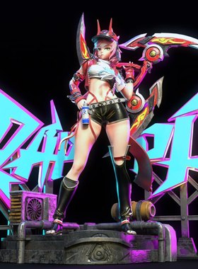 《崩坏：星穹铁道》%乱破(含支撑) Chuya版 已分件 3D模型Stl文件