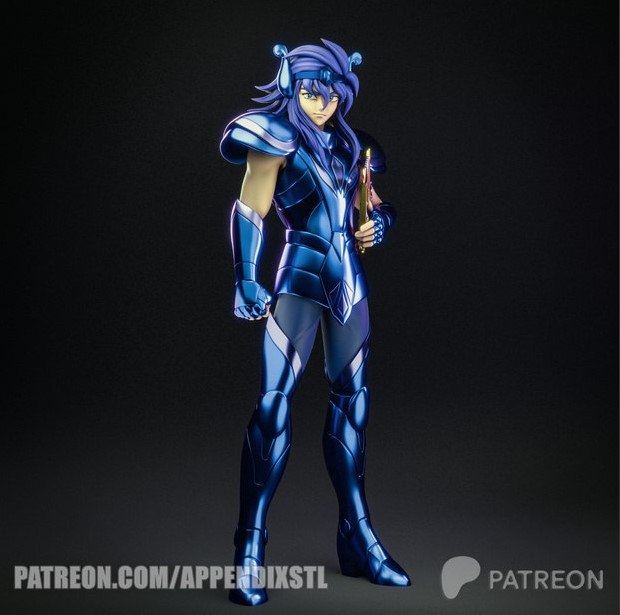 《圣斗士星矢》奥路菲 Appendix版 已分件 3D模型Stl文件