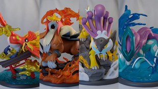 《宝可梦》炎帝&凤王&雷公&水君 已分件 3D模型stl文件