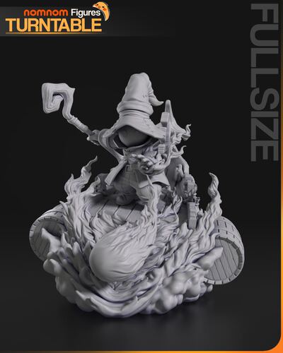 最终幻想9 比比(含支撑)  nomnom版 已分件 3D模型Stl文件