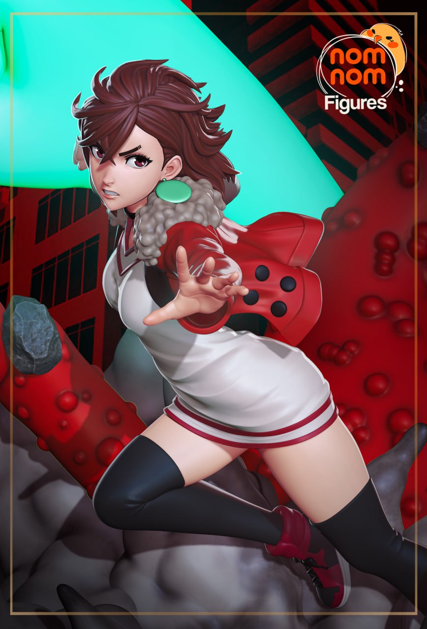 《当哒当》绫濑桃(含支撑) nomnom版 已分件 3D模型Stl文件