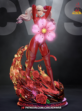 《女神异闻录5》高卷杏 CW版 已分件 3D模型Stl文件