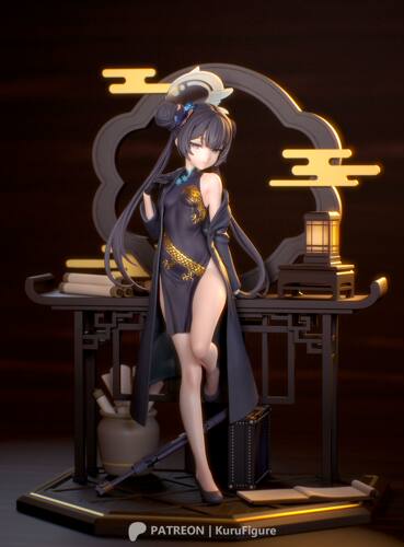 碧蓝档案 龙华妃咲 Kuru版 已分件 3D模型Stl文件