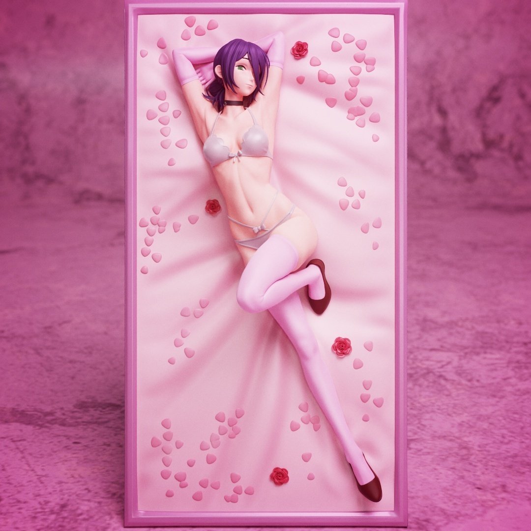 《链锯人》蕾塞相框版 已分件 3D模型Stl文件