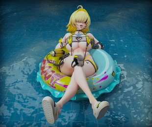 《胜利女神》伊莱格(双体含支撑) rubim版 已分件 3D模型Stl文件