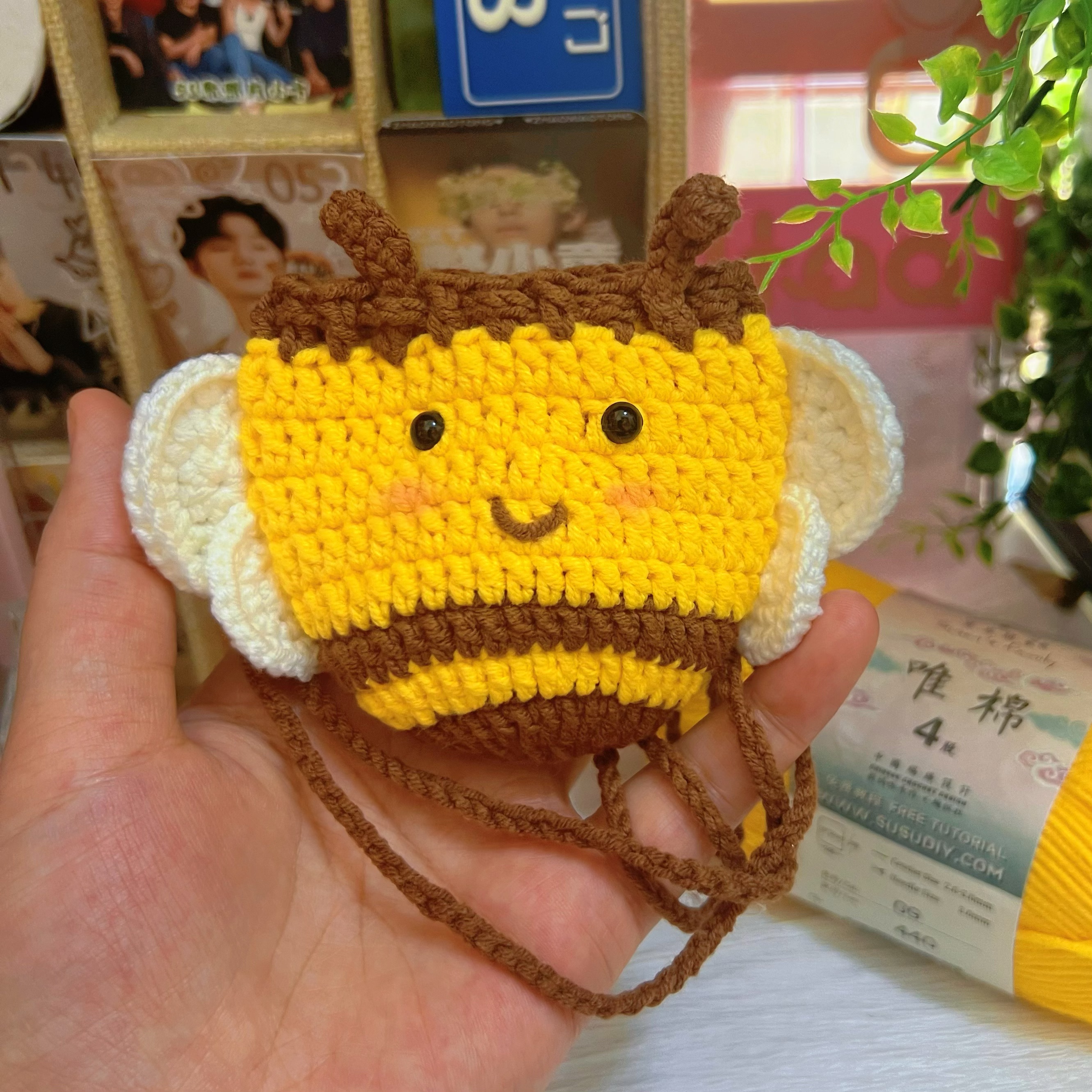 【成品】十个勤天蒋敦豪同款小蜜蜂耳机包蛋袋演唱会应援物料