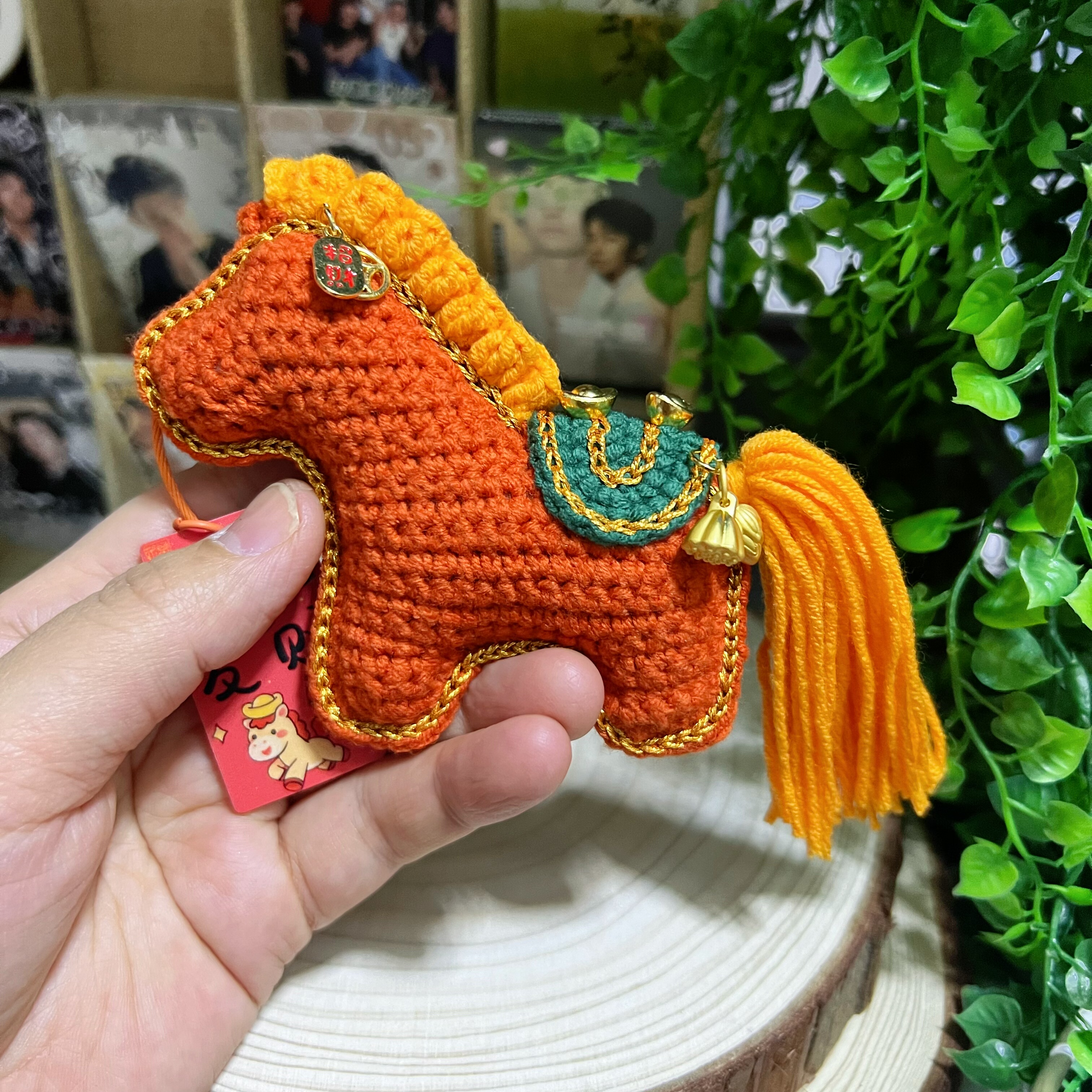 【成品】毛线钩织可爱小马挂件钥匙扣包包挂饰情人节礼物,服饰配件/皮带/帽子/围巾,DIY编织材料包,淘宝优惠券,粉丝福利购,淘宝优惠卷