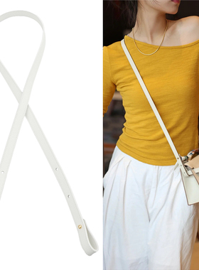 mini kelly一代真皮包带子swift黑色斜跨肩带改造凯丽EPSOM皮包带