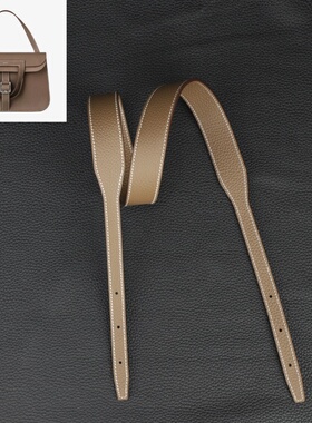 老皮匠halzan肩带改造阿拉赞宽肩带哈喇子单肩斜挎进口牛皮金棕色