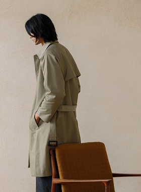 清仓 RESEED 雨檐复古风衣男 通勤轻熟日本料防水 Smart Chic