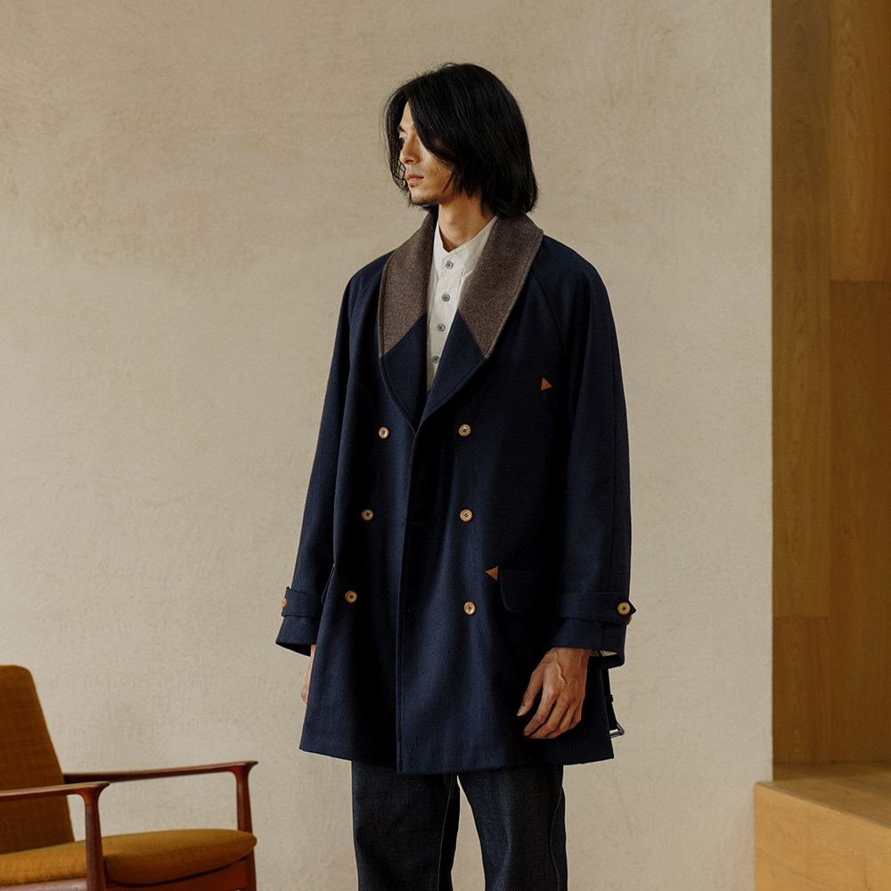RESEED x SYNDRO HOUSE合作款JEEP COAT吉普车羊毛大衣Smart Chic