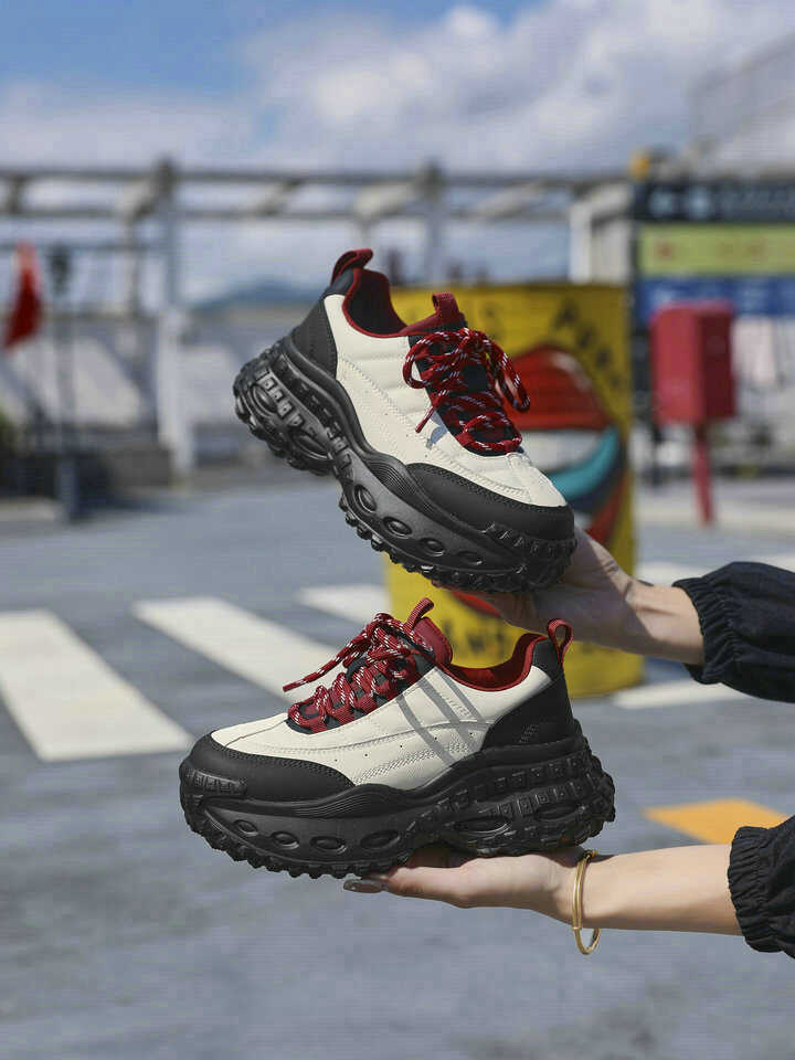 显脚小爆款运动鞋巨康百搭榴莲底