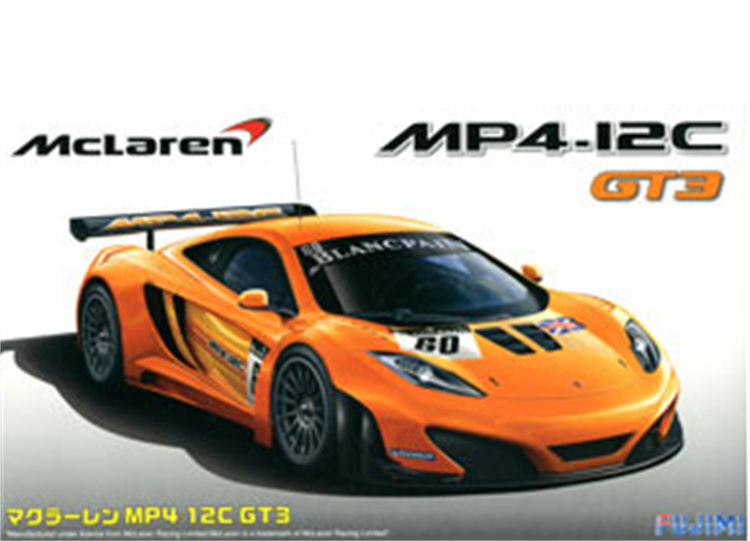富士美迈凯轮MP4GT3拼装车模型