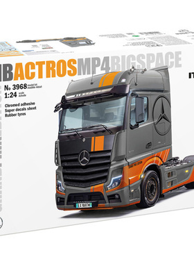 津卫模谷 意大利ITALERI 3968 1/24奔驰 MP4 Big Space 拖头 模型