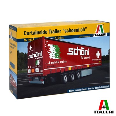 ITALERI拼装汽车模型集装箱拖挂