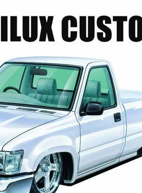 津卫模谷 青岛社20090 1/24丰田RN80 Hilux Custom `95 拼装车模