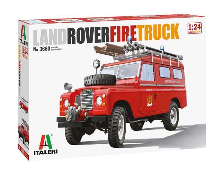 津卫模谷 意大利 italeri 3660 1/24 路虎 land rover 消防车