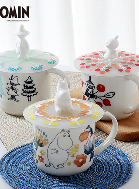 Cola Bebe日本yamaka姆明moomin亚美史力奇硅胶杯盖马克杯盖餐具