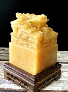 印章龙头书法刻字桌面摆件