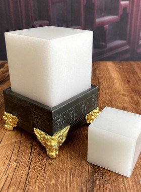 天然方块玉玺印章姓名书画摆件