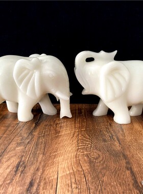 招财风水办公室开业送礼大象摆件