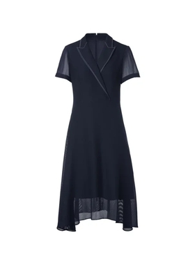 奈蔻正品夏季时尚百搭气质西装裙女商务通勤百搭连衣裙XF05042P7