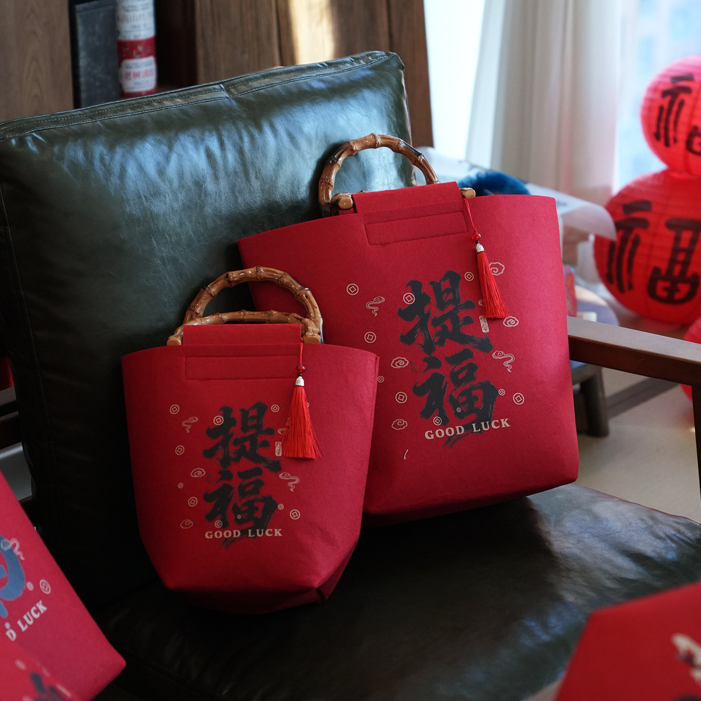 2026新年马年茶叶礼品袋春节礼袋高档糖果零食包装提福袋手提纸袋,包装,茶叶包装,淘宝优惠券,粉丝福利购,淘宝优惠卷