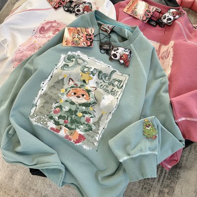 纸袋家纯棉毛圈卫衣女春装韩版潮