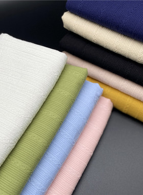 纯棉提花布料薄款衬衫裙洋装童娃衣手工设计刺绣白色复古全棉面料