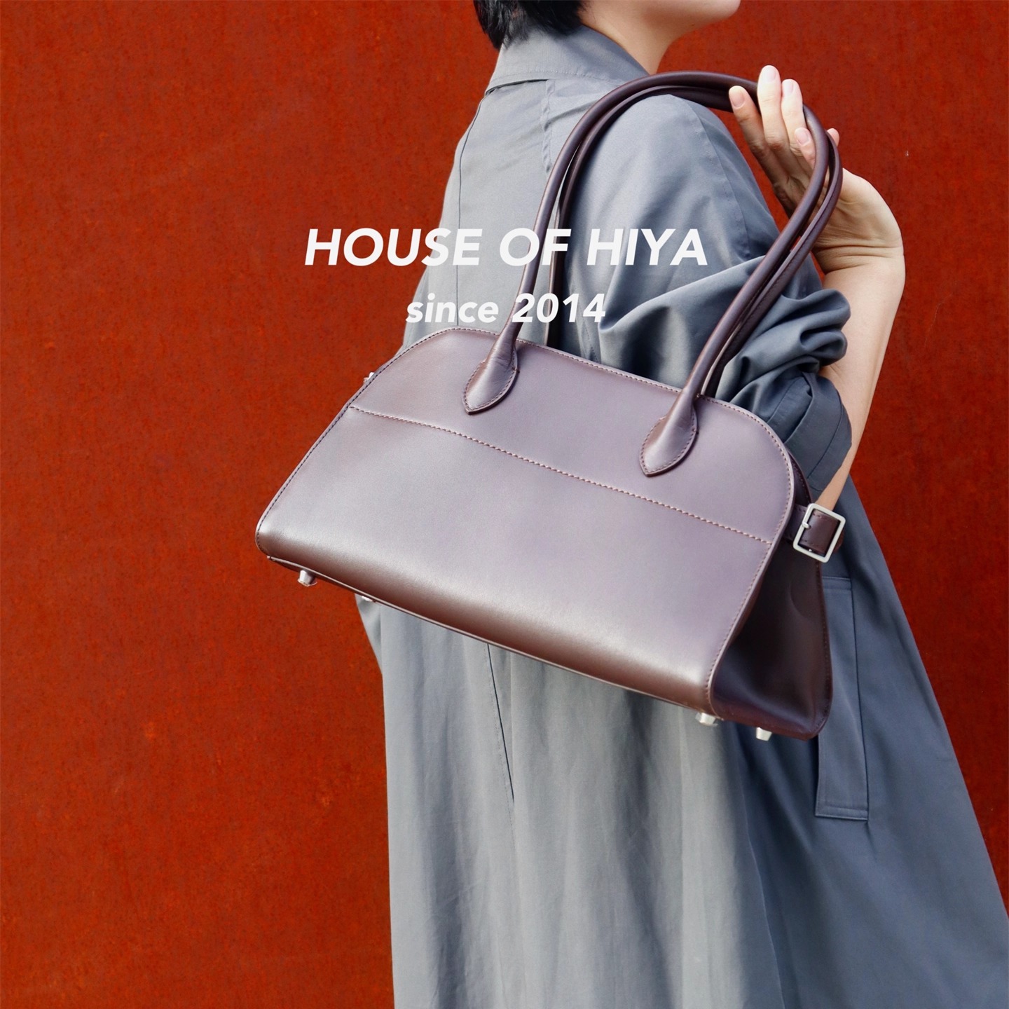 HouseofHiya平纹单肩腋下包