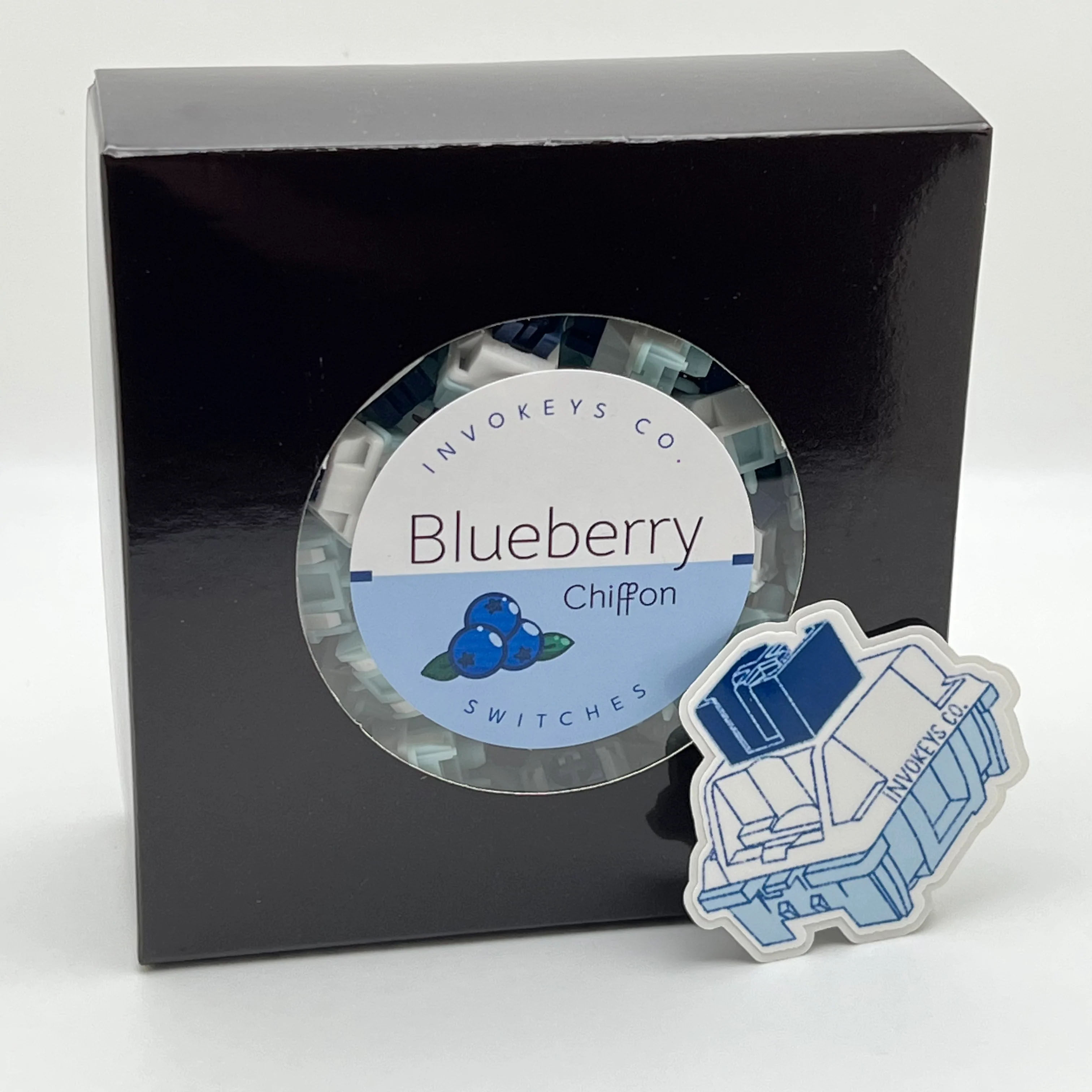 INVOKEYS BLUEBERRY CHIFFON SWITCHES 60G LIGHT PASSAGE SWITCHES BLUEBERRY CHIFFON SWITCHES