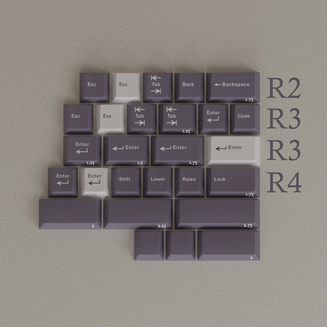 GMK 알파인 알파인 ABS 2색 성형 오리지널 고도로 맞춤형 기계식 키보드 키캡