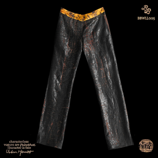 长裤 全植物全手工金腰万贯财大龟纹香云纱中式 China WEIQIN