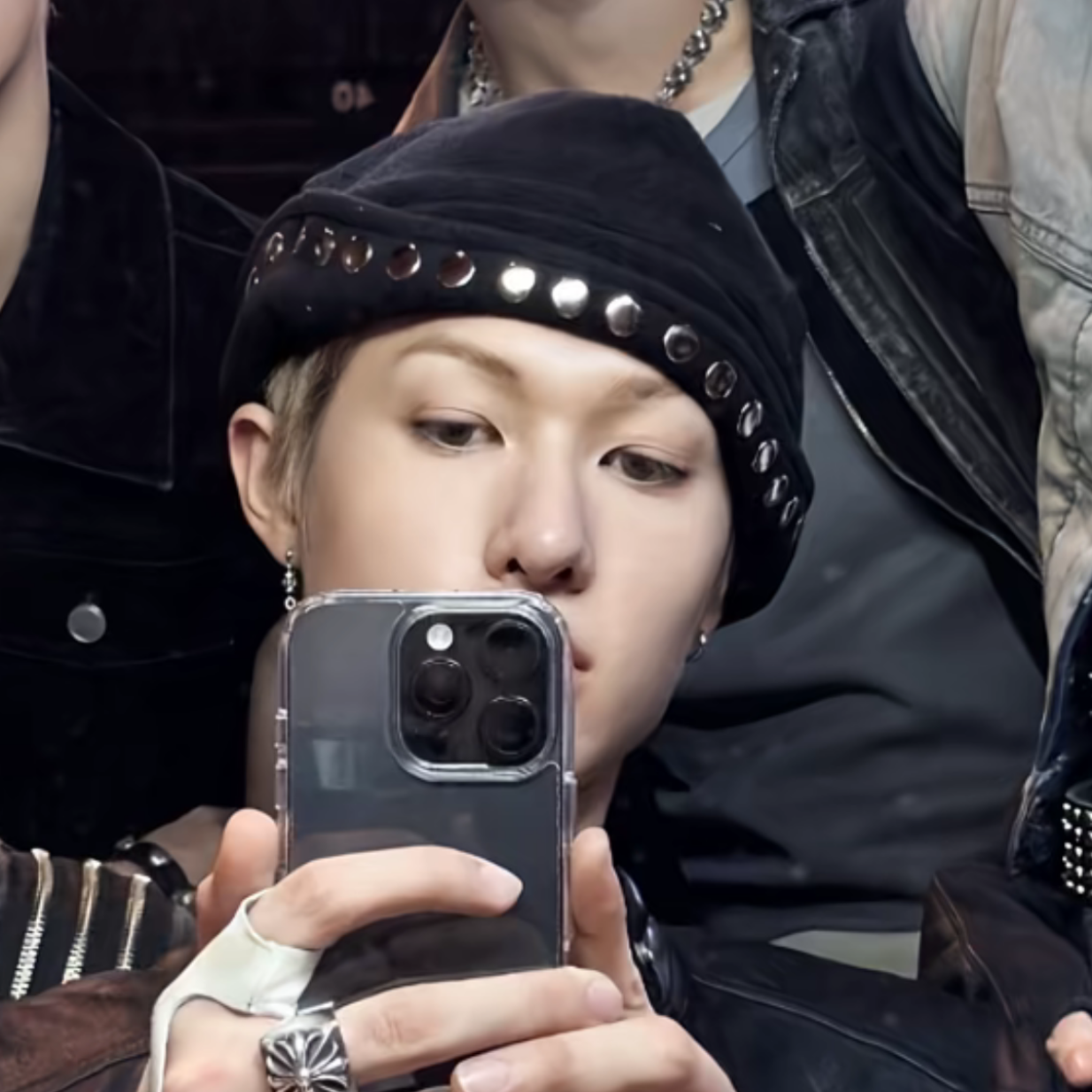 CORTIS爱德华软朋克铆钉帽